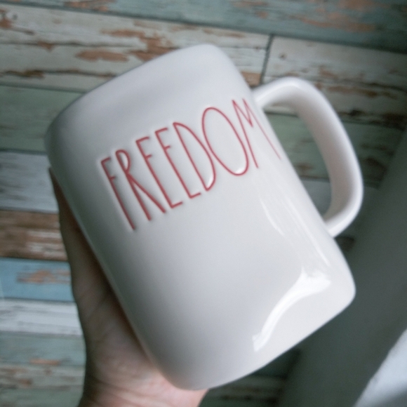 New Rae Dunn FREEDOM Coffee / Tea Mug - Picture 3 of 4